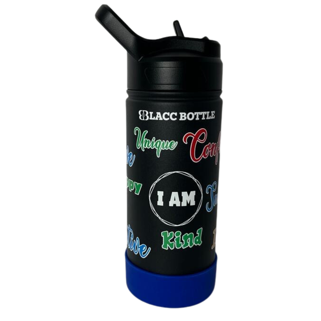 16 oz Kids Wide Mouth w/ Straw Lid | I AM Bottle