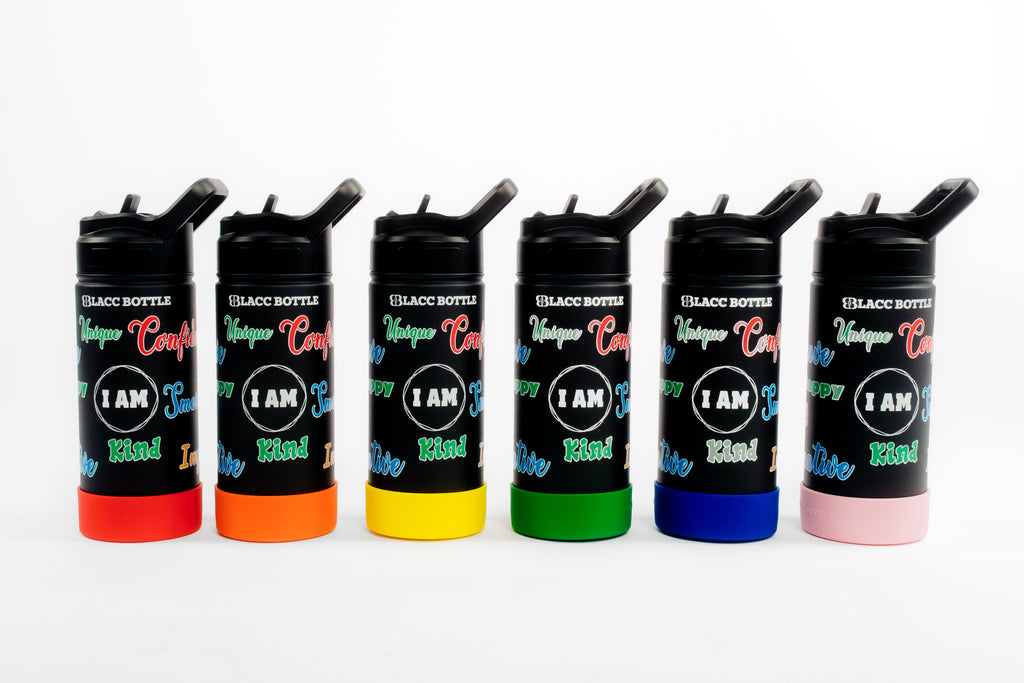 16 oz Kids Wide Mouth w/ Straw Lid | I AM Bottle