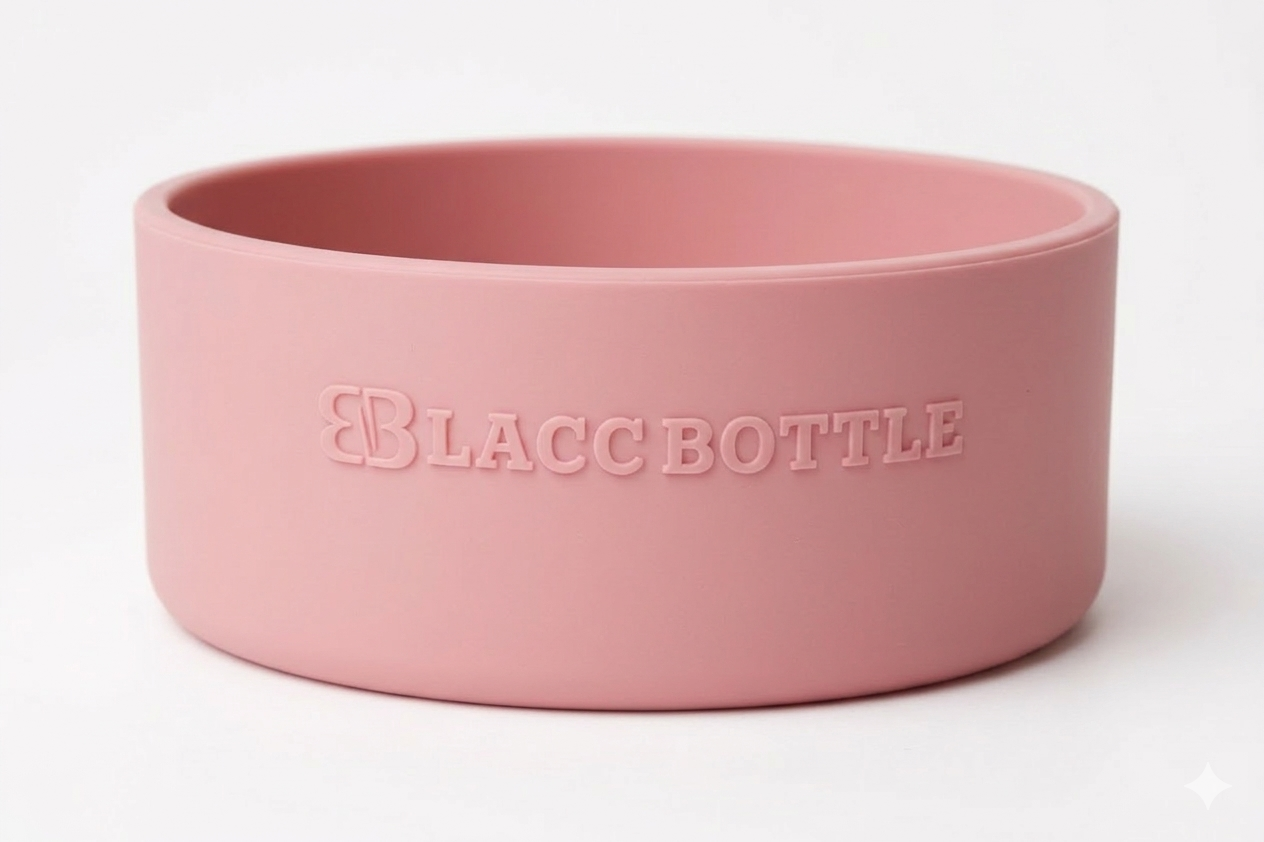 BLACC Bottle | Protective Silicone Boot Fit 12-25oz for Water Bottles, BPA Free Anti-Slip Bottom Sleeve Cover