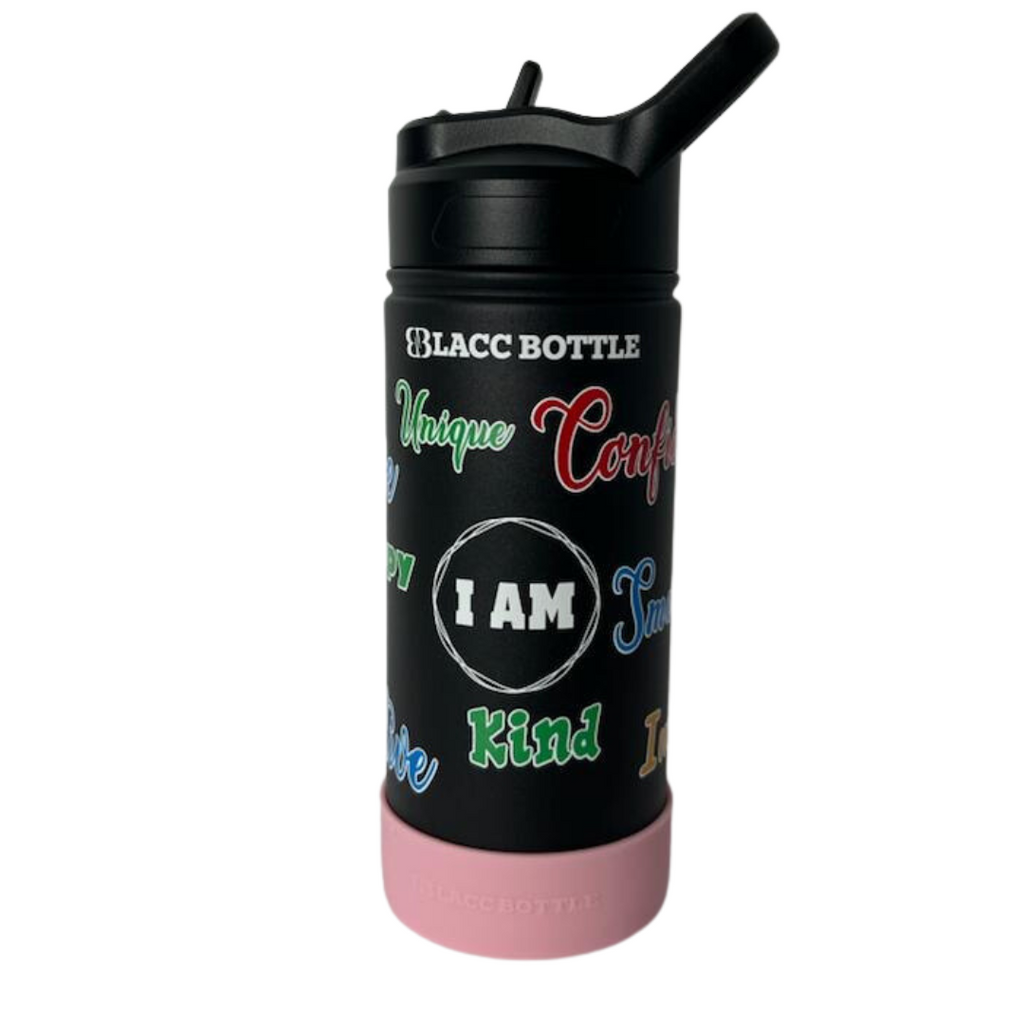 16 oz Kids Wide Mouth w/ Straw Lid | I AM Bottle