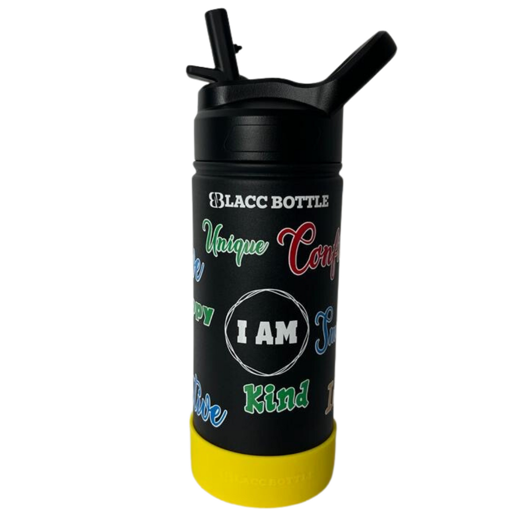 16 oz Kids Wide Mouth w/ Straw Lid | I AM Bottle
